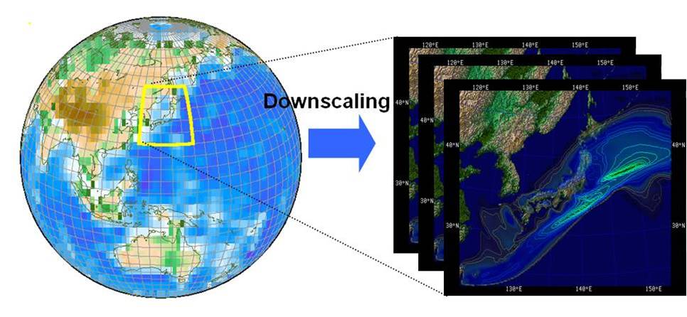 マルチモデル地域気候シミュレーションの 画像